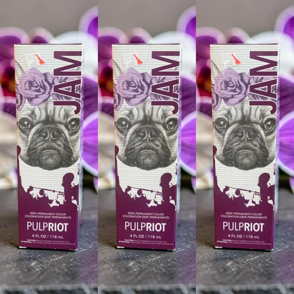 Pulp Riot Semi-Permanent Haircolor 4 oz _Jam_ 3 units